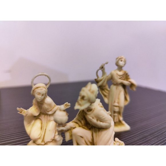 COPY - Vintage Nativity scene Mini Figures lot of 11 Depose Italy Fontanini 196…